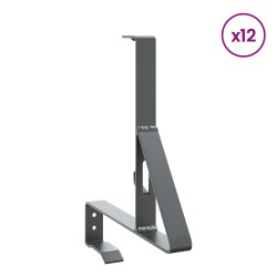 Support de Garde Neige 12 pcs Anthracite 29,5 x 3 x 34,5 cm 543602543602