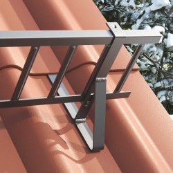 Support de Garde Neige 12 pcs Anthracite 29,5 x 3 x 34,5 cm 543602543602