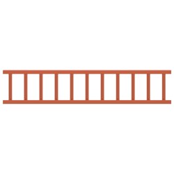 Protection de neige pour toit Rouge 1200 x 2,5 x 20 cm Acier 543615543615