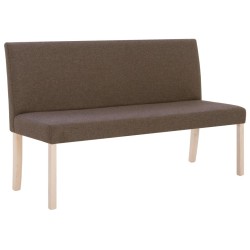 Banc 139,5 cm Marron Polyester 543622543622