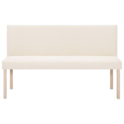 Banc 139,5 cm Crème Polyester 543623543623