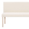 Banc 139,5 cm Crème Polyester 543623543623