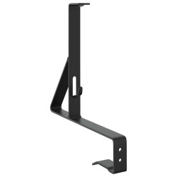 Support de Garde Neige Noir 29,5 x 3 x 34,5 cm Acier 543624543624