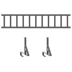 Protection de neige pour toit Anthracite 100 x 29,5 x 34,5 cm 543630543630