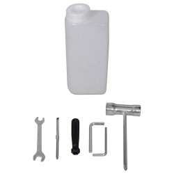 Jeu de perceuse de sol à tarière Acier 543642543642