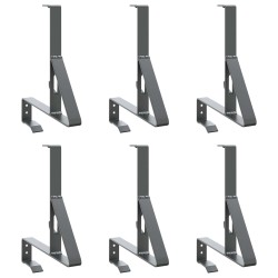 Support de Garde Neige 6 pcs Anthracite 29,5 x 3 x 34,5 cm 543643543643