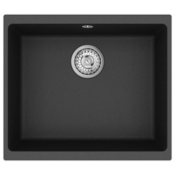 Évier Noir 530 x 460 mm 80% Quartz et 20% Résine 543647543647