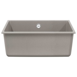 Évier Gris 530 x 460 mm 80% Quartz et 20% Résine 543648543648