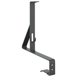 Support de Garde Neige Anthracite 29,5 x 3 x 34,5 cm Acier 543656543656