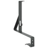 Support de Garde Neige Anthracite 29,5 x 3 x 34,5 cm Acier 543656543656