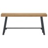 Banc 110 cm Bois massif de teck 543660543660