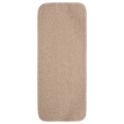 Tapis escalier antidérapants 15 pcs 60x25cm Beige Rectangulaire 543669543669