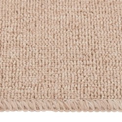 Tapis escalier antidérapants 15 pcs 60x25cm Beige Rectangulaire 543669543669