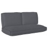 Ensemble de coussins 3 pcs Anthracite Tissu Oxford 543674543674