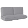 Ensemble de coussins 3 pcs Gris Tissu Oxford 543675543675