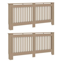 Cache-Radiateur 2 pcs Naturel 172 x 19 x 81,5cm 543683543683