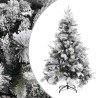 Sapin de Noël à flocons de neige et pommes de pin 150 cm PVC/PE 543684543684