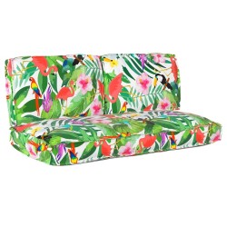 Ensemble de coussins Floral 3 pcs Multicolore Tissu Oxford 543686543686