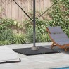 Pied de parasol Gris foncé 100 x 100 x 4 cm Acier 543690543690