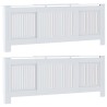 Cache-Radiateur 2 pcs Blanc 205 x 20,5 x 81,5 cm 543695543695