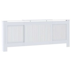 Cache-Radiateur 2 pcs Blanc 205 x 20,5 x 81,5 cm 543695543695