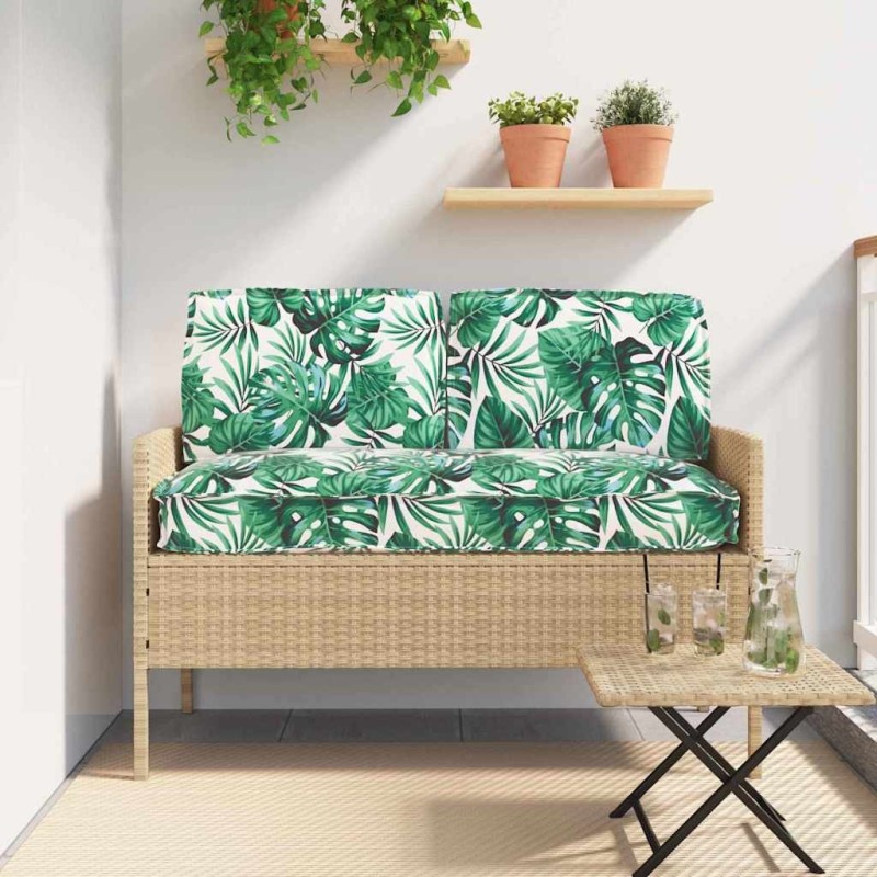 Ensemble de coussins Feuille 3 pcs Motif feuille Tissu Oxford 543714543714