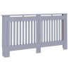 Cache-Radiateur 2 pcs Gris 152 x 19 x 81,5 cm Bois d'ingénierie 543716543716