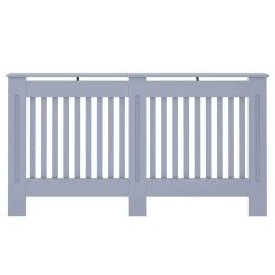 Cache-Radiateur 2 pcs Gris 152 x 19 x 81,5 cm Bois d'ingénierie 543716543716