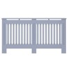 Cache-Radiateur 2 pcs Gris 152 x 19 x 81,5 cm Bois d'ingénierie 543716543716