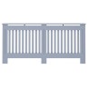 Cache-Radiateur 2 pcs Gris 172 x 19 x 81,5cm Bois d'ingénierie 543717543717