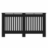 Cache-Radiateur 2 pcs Noir 152 x 19 x 81,5 cm Bois d'ingénierie 543718543718