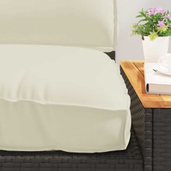 Ensemble de coussins 3 pcs Crème Tissu Oxford 543719543719