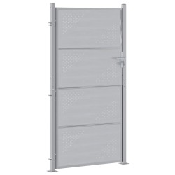 Porte de Jardin Argenté 96 x 200 cm Acier inoxydable 543725543725