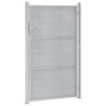 Porte de Jardin Argenté 85 x 144 cm Acier inoxydable 543733543733
