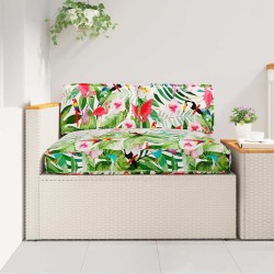 Ensemble de coussins Floral 3 pcs Multicolore Tissu Oxford 543735543735