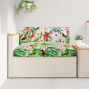Ensemble de coussins Floral 3 pcs Multicolore Tissu Oxford 543735543735