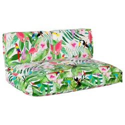 Ensemble de coussins Floral 3 pcs Multicolore Tissu Oxford 543735543735