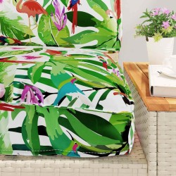 Ensemble de coussins Floral 3 pcs Multicolore Tissu Oxford 543735543735