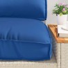Ensemble de coussins 3 pcs Bleu royal Tissu Oxford 543737543737