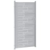 Porte de Jardin Argenté 85 x 174 cm Acier inoxydable 543738543738