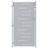 Porte de Jardin Argenté 85 x 174 cm Acier inoxydable 543739543739