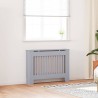 Cache-Radiateur 2 pcs Gris 112 x 19 x 81,5 cm Bois d'ingénierie 543740543740