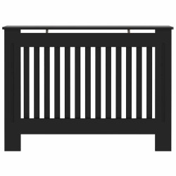 Cache-Radiateur 2 pcs Noir 112 x 19 x 81,5 cm Bois d'ingénierie 543741543741