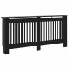Cache-Radiateur 2 pcs Noir 172 x 19 x 81,5cm Bois d'ingénierie 543744543744