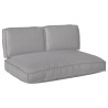 Ensemble de coussins 3 pcs Gris Tissu Oxford 543750543750