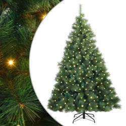 Sapin de Noël artificiel avec 300 LED Vert 180 cm PE et PVC 543774543774