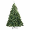 Sapin de Noël artificiel avec 300 LED Vert 180 cm PE et PVC 543774543774