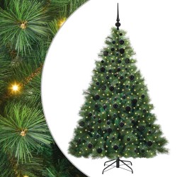 Sapin de Noël artificiel avec 300 LED Vert 180 cm PE et PVC 543775543775