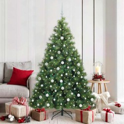 Sapin de Noël artificiel avec 300 LED Vert 180 cm PE et PVC 543776543776