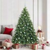 Sapin de Noël artificiel avec 300 LED Vert 180 cm PE et PVC 543776543776